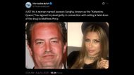 Jasveen Sangha is facing five counts of federal felonies in Matthew Perry's fatal overdose. (Image via X)